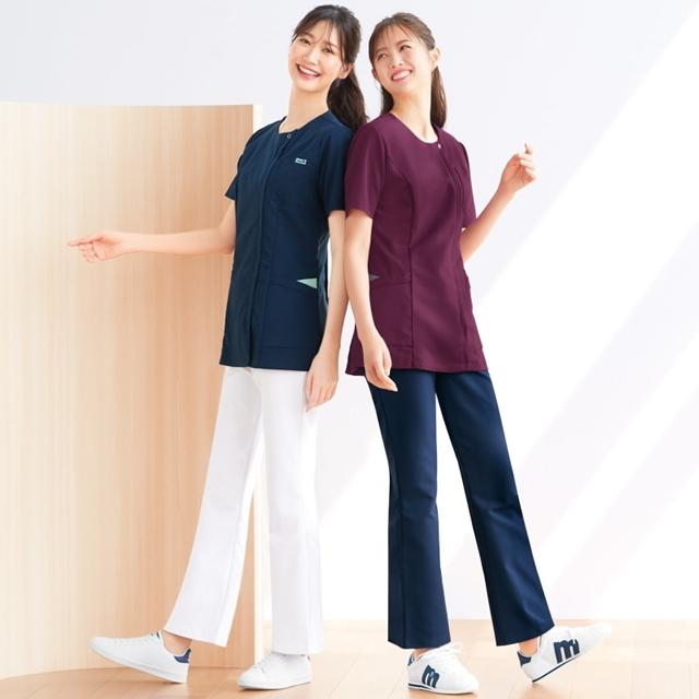 アンファミエ モズ スクラブ 医療 スクラブパンツ ナース服 パンツ