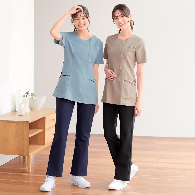 アンファミエ モズ スクラブ 医療 スクラブパンツ ナース服 パンツ