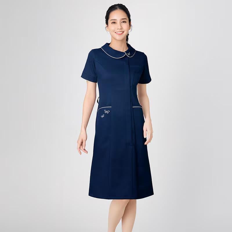アンファミエ ナース服 白衣 ワンピース 医療用 クリニック 歯科医