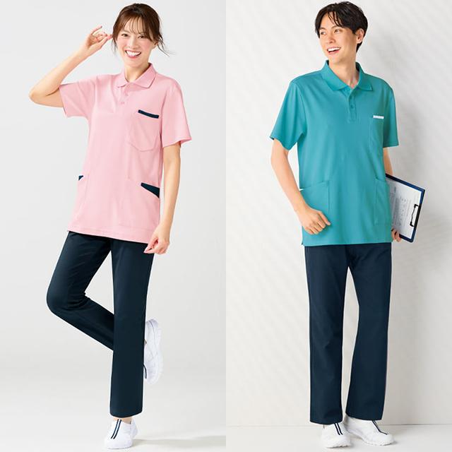 アンファミエ ナース服 夏 パンツ 白衣 看護 介護 医療 レディース