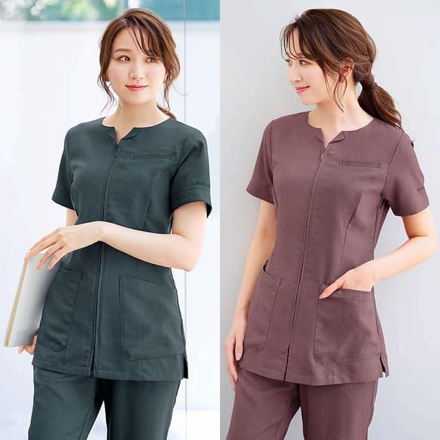 ナース服 レディース 白衣 ジャケット 医療用 ユニフォーム