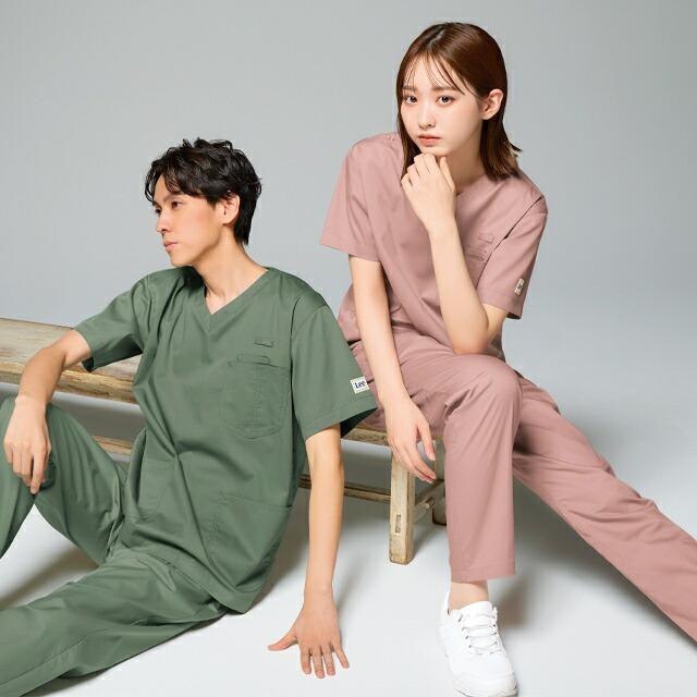 アンファミエ スクラブ 医療 白衣 メンズ ナース服 医療 女性 男性
