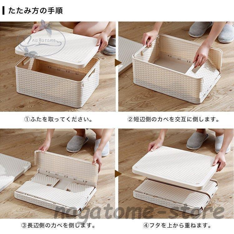 折りたたみコンテナー取っ手付き収納ケースおもちゃ箱箱フタ付きアウトドアスタッキングboxコンテナ折り畳み収納ボックスフタ蓋付き衣装ケース Pfa8 Infit Store2 通販 Yahoo ショッピング