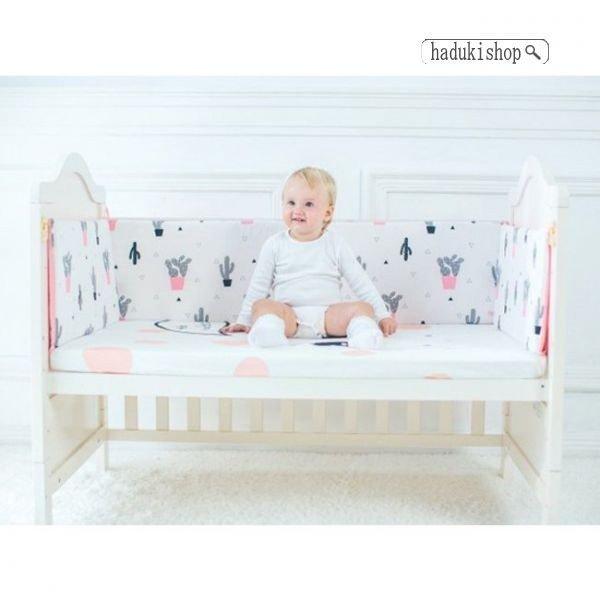 割引25 Off ベッドガード 赤ちゃん クッション ロング L字に折られる ベビーベッド サイドガード 転落防止 北欧 おしゃれ ベッドバンパー 予約受付中
