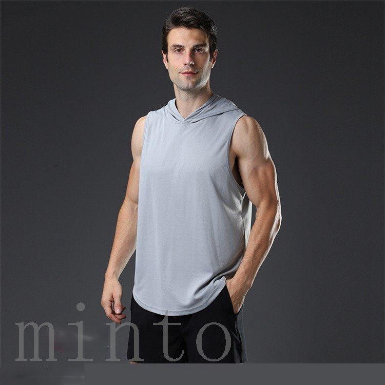 品質一番の ノースリーブパーカー 薄手 夏 フード付き スポーツ 夏パーカー おしゃれ タンクトップ プルパーカー メンズ タンクトップ サイズ M Www Icpit Org