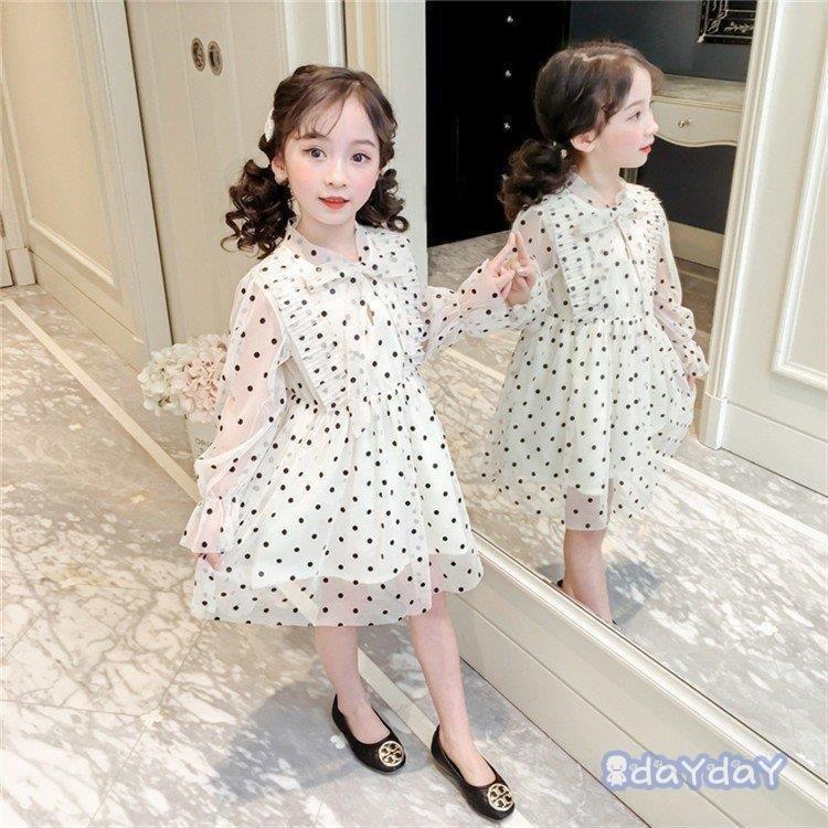 大切な チュニック ドット柄 レースワンピース キッズワンピース 女の子 春秋 長袖 ワンピース 子供服 子供ドレス 90cm 新品 誕生日 可愛い おしゃれ ベビー服 ジュニア ワンピース チュニック サイズ 110 Www We Job Com