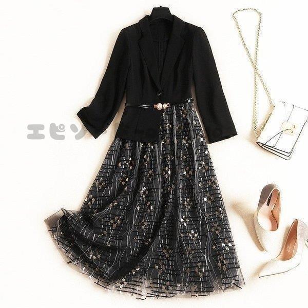 高品質の人気 きれいめ 大きいサイズ レディース 大人 母親 ワンピース 結婚式 披露宴 パーティードレス ブラック 2次会 ドレス ドッキングワンピース チュール 黒 パーティドレス サイズ 2xl Pathwaysfl Org