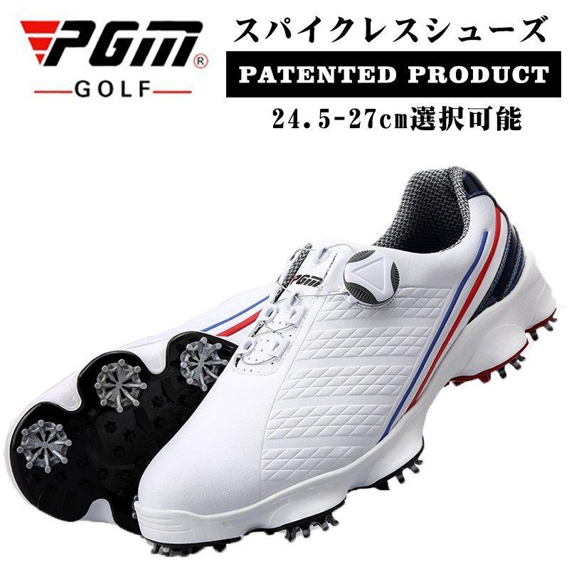 敬老の日 ゴルフシューズ ゴルフシューズ スニーカー 強いグリップ 防水 スニーカー メンズ ゴルフ ソフトスパイク お洒落 運動 アウトドア 運動 耐磨 スポーツシューズ Pa Store3 防滑ソール 通気性 Infit