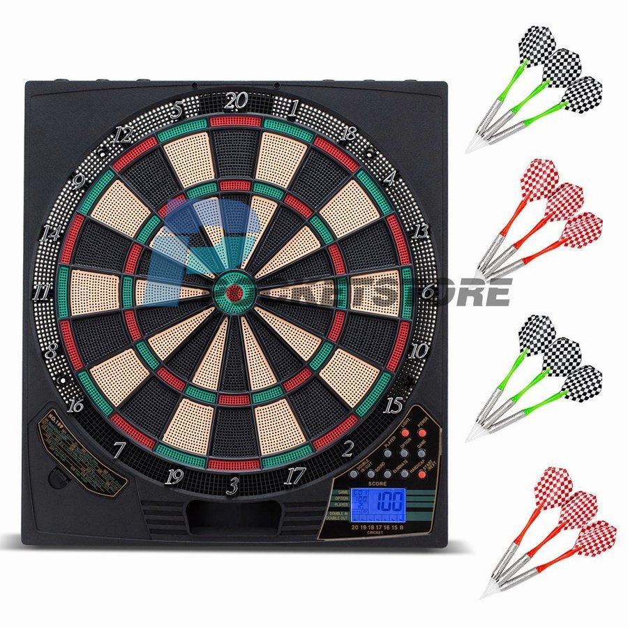 ダーツボード 電子ダーツボード 家庭用ダーツボード ソフト ダーツセット 自動採点 ゲーム 競技 練習 掛け 音声機能付き 静音可能 18インチ 標準サイズ Pd27b Infit Store4 通販 Yahoo ショッピング