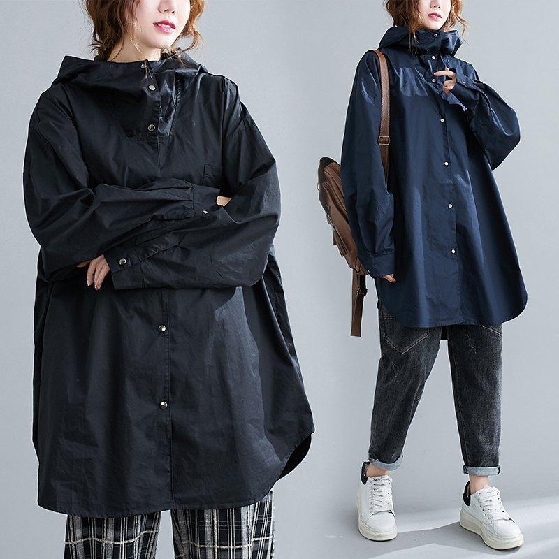 新品 ジャケット レディース 森ガール オーバーコート 大きいサイズ 体型カバー スプリングコート薄手 カジュアル ゆったり30代40代50代 秋新作