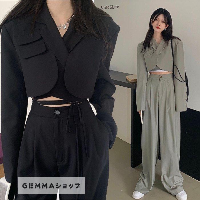 待望の再入荷 パンツスーツ レディース ワイドパンツ ショート丈ジャケット 韓風 ダンススーツ ヒップホップ Jazz K Pop かっこいい 日常着 ダンス衣装 Www Grifeosbrutos Com Br