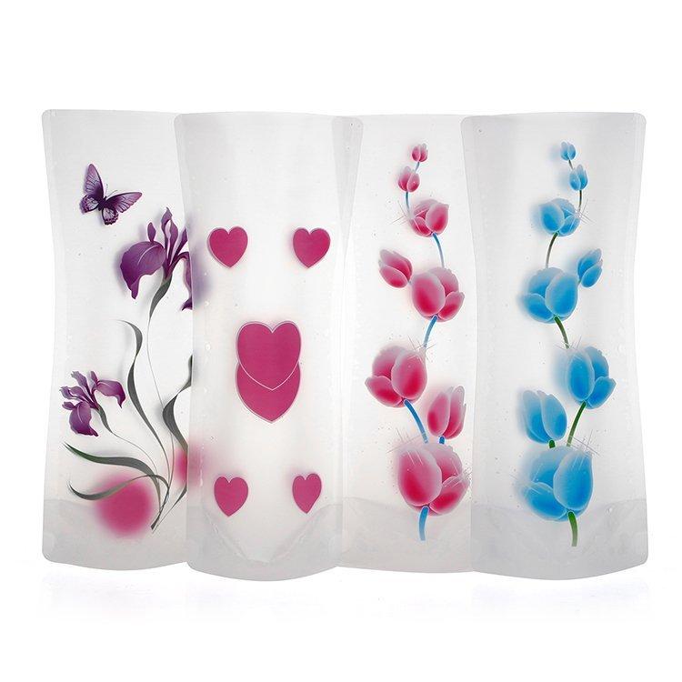 折り畳み花瓶 一輪挿し ビニール 花瓶 便利アイテム 楽々収納 4個セット Pd2 Infit Store4 通販 Yahoo ショッピング