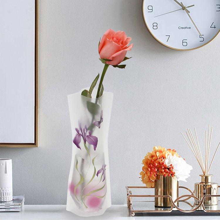 折り畳み花瓶 一輪挿し ビニール 花瓶 便利アイテム 楽々収納 4個セット Pd2 Infit Store4 通販 Yahoo ショッピング