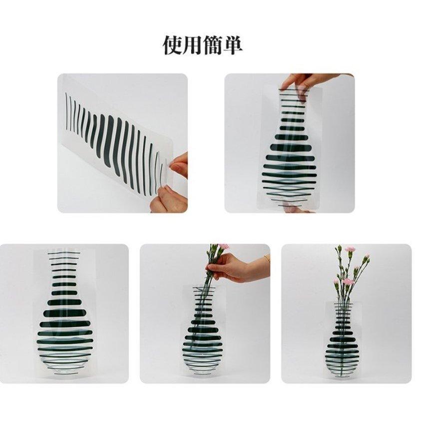 折り畳み花瓶 一輪挿し ビニール 花瓶 便利アイテム 楽々収納 4個セット Pd2 Infit Store4 通販 Yahoo ショッピング