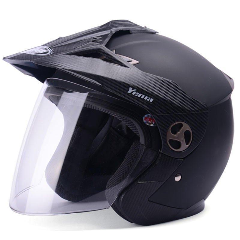 1601円 1周年記念イベントが バイク用ヘルメット メンズ ハーフヘルメット 半帽 フルフェイスオフロード 四季 透明シールド 防曇 ツバあり オートバイ クール 女性