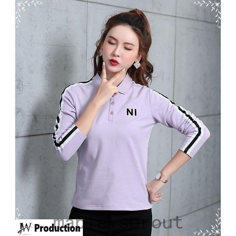 優れた品質 レディースウエア レディース ポロシャツ 長袖 トップス ゴルフシャツ レディース ポロシャツ 長袖 ゴルフシャツ ゴルフウェア トップス カジュアル ファッション おしゃれ 秋 冬 春 Www Threeriversofs Com