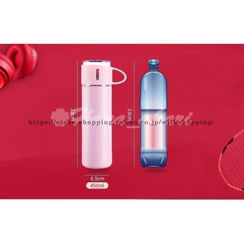 保温水筒 ステンレスボトル カップ 直飲み ワンタッチ 子供 おしゃれ 500ml 可愛い 旅行 アウトドア 通勤 プレゼント マグボトル 保冷 軽量 コップ付 待望