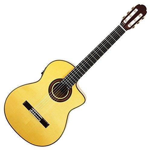 【良好品】 ARIA アリア フラメンコギター A-120F-CWE エレクトリックモデル アコースティックギター、クラシックギター