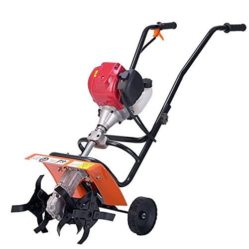 使い勝手の良い 家庭菜園用 農業機械 耕耘機 耕運機 ガソリン式 耕幅 360mm 排気量52cc エンジン耕うん機 エンジン耕運機 折りたたみ 軽量 小型 耕運機 管理機 Bem Fisip Ui Ac Id