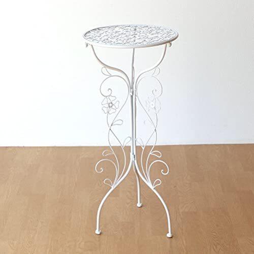 アイアン フラワースタンド おしゃれ ガーデニング 花鉢 ガーデニング 白 Wh 花台 デザイン Wh A B09lhk2b 2216 サークル プランタースタンド ヤフーshop アイアンディスプレイスタンド In Flowers 最新作特価