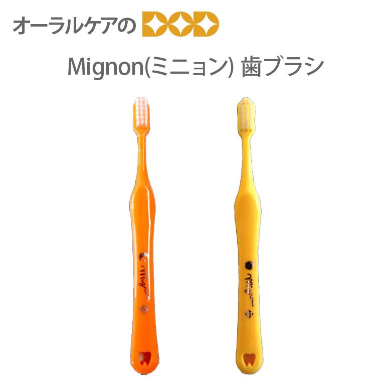 歯ブラシ 子供 Mignon(ミニョン)歯ブラシ 20本 メール便可 2セットまで