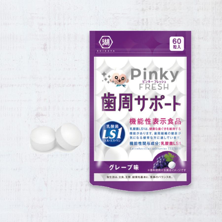 湖池屋 1袋 60粒 Pinky FRESH ピンキー フレッシュ 歯周サポート