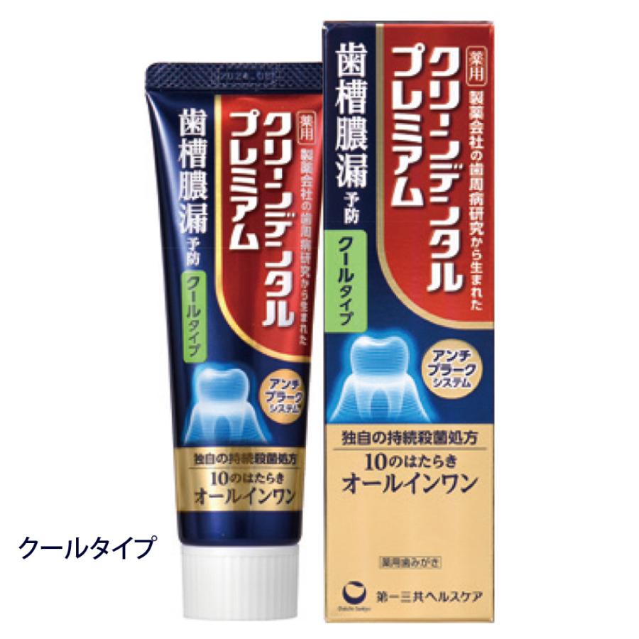 5箱100g 第一三共ヘルスケア クリーンデンタル プレミアム 歯槽膿漏予防 第一三共ヘルスケア クリーンデンタルプレミアム 100g 1本 メール便