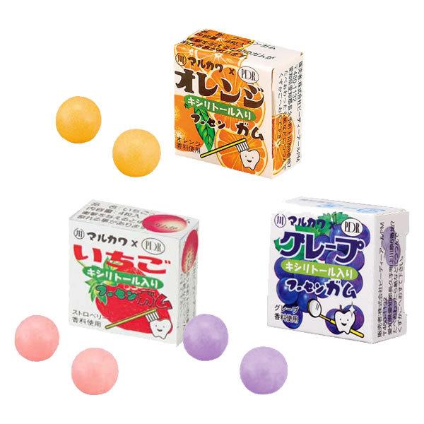 マルカワ キシリトール入り マーブルガム 4粒入り X 24個 駄菓子 だ液力 メール便不可|info-dod|02