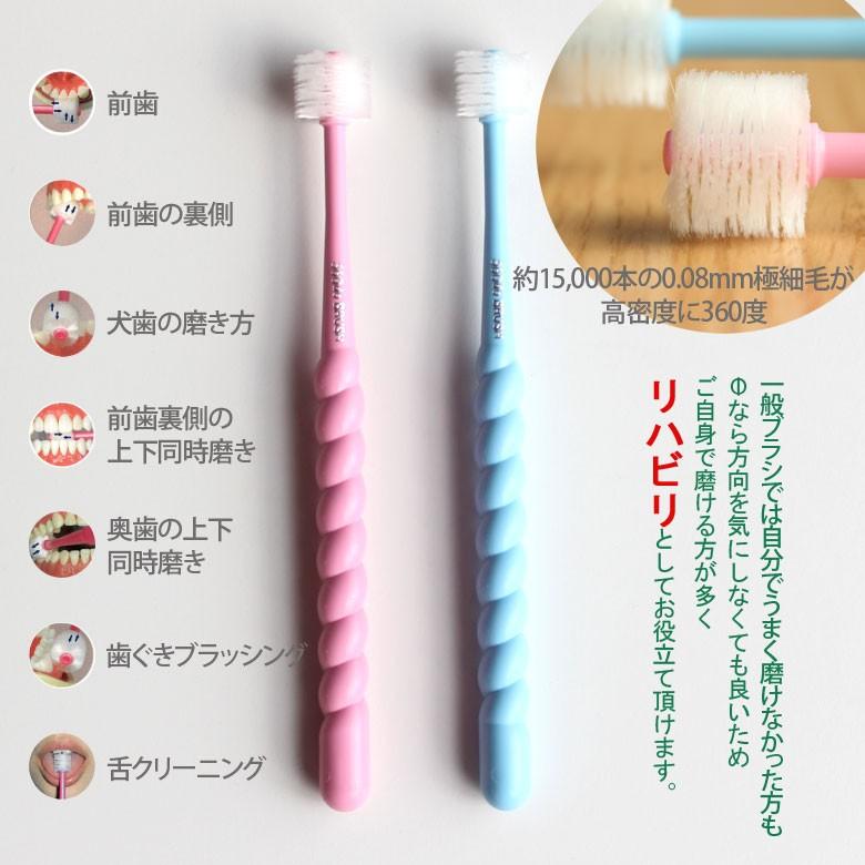 360do BRUSH 9/20-22限定3%OFFクーポン！歯ブラシ 360度毛 口腔