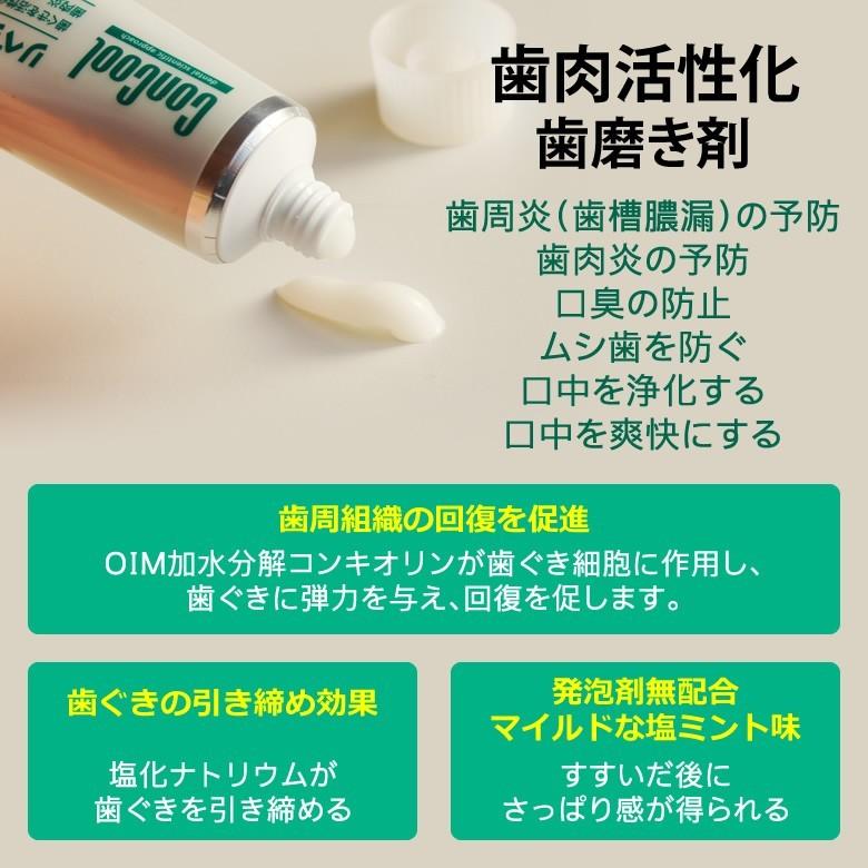 コンクール リペリオ 80g 2本 歯磨き粉 フッ素 医薬部外品 メール便不可|info-dod|03