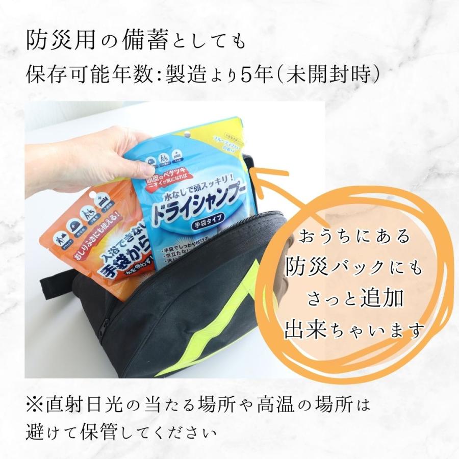 1/18限定！5%OFFクーポン！ドライシャンプー 手袋シャンプー10枚入+