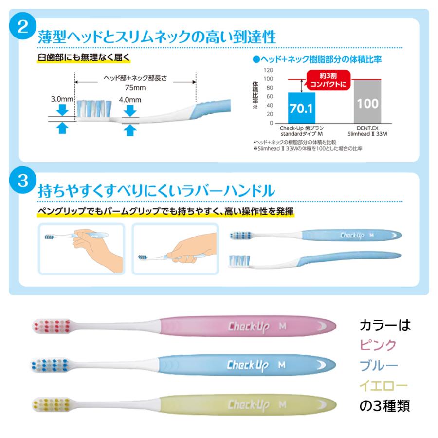 チェックアップ 歯ブラシ ライオン チェックアップ歯ブラシ