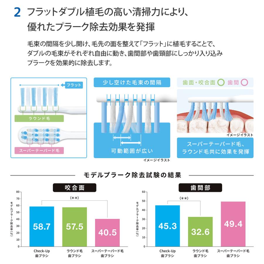 12/22限定！5%OFFクーポン！1本 ライオン チェックアップ歯ブラシ