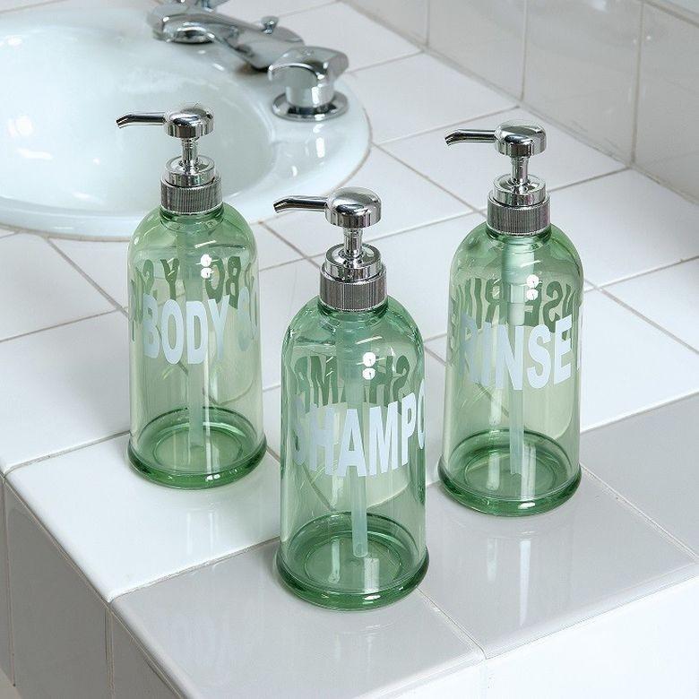 ディスペンサー モビリア シャンプー用 Shampoo 印字 大きな文字のおしゃれソープボトル メール便不可 Bls オーラルケアのdod 通販 Yahoo ショッピング