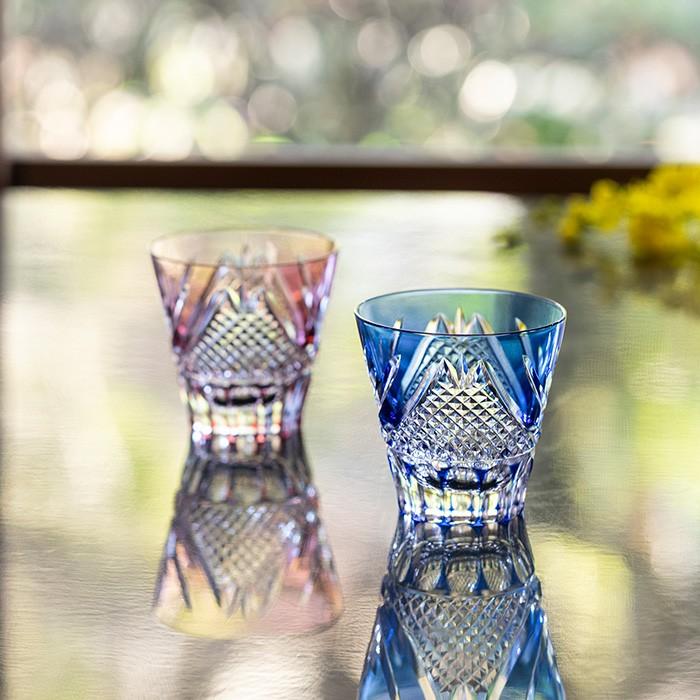 お祝い 結婚祝い 記念品 御礼 江戸切子 敬老の日 ペアグラス 富士山 ぐいのみ 冷酒杯 ギフト 贈答 プレゼント カガミクリスタル Kagami Kagamiオンラインショップ 通販 Paypayモール