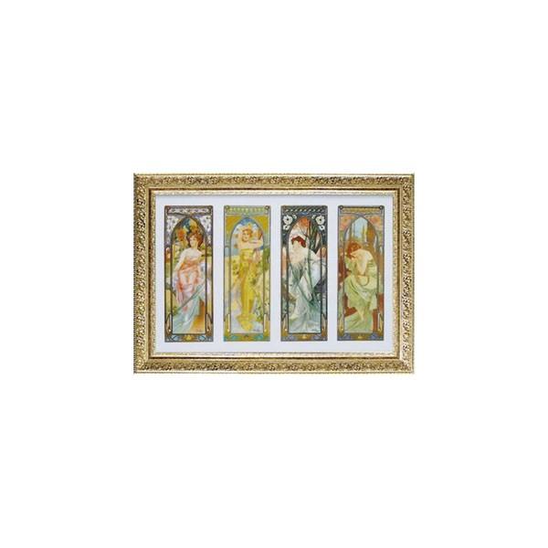 ART FRAMES アルフォンス ミュシャ 時の流れ　AM-18001