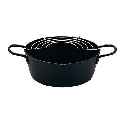 揚げ天彩 深型揚げ鍋 20cm(アミ付)　SP1126 | 