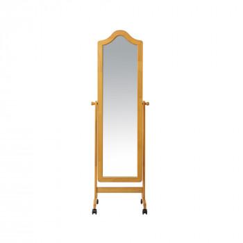 弘益(KOEKI) UTILITY 木製スタンドミラー ブラウン P121