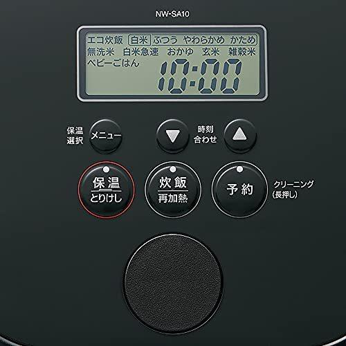 超美品 象印 炊飯器 5.5合 黒まる厚釜 ホワイト NW-SA10-WA 象印 IH炊飯器 5.5合炊き 極め炊き 黒まる厚釜 立つしゃもじ付き