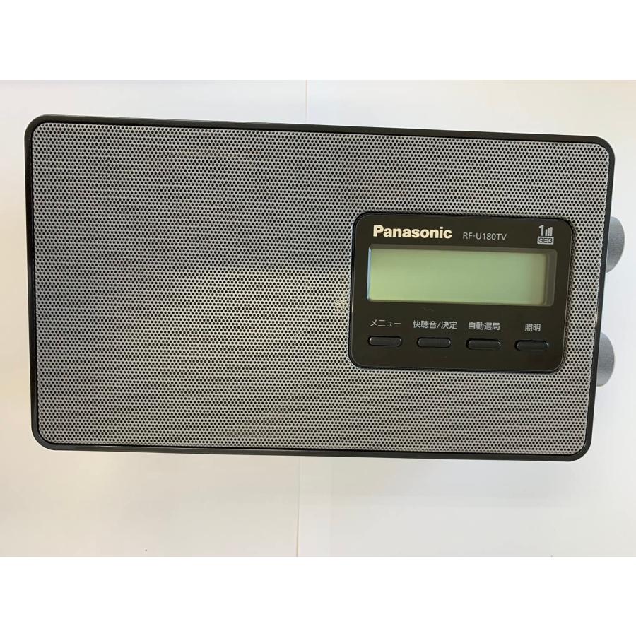 【開梱/未使用品】パナソニック ラジオ FM/AM/ワンセグTV音声 3バンド ワイドFM対応 ブラック RF-U180TV-K｜ing-kikaku｜04