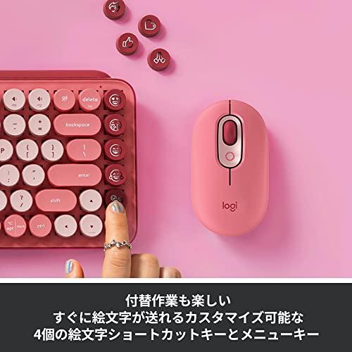 ロジクール POP KEYS K730RO ワイヤレス キーボード ローズ 日本語配列