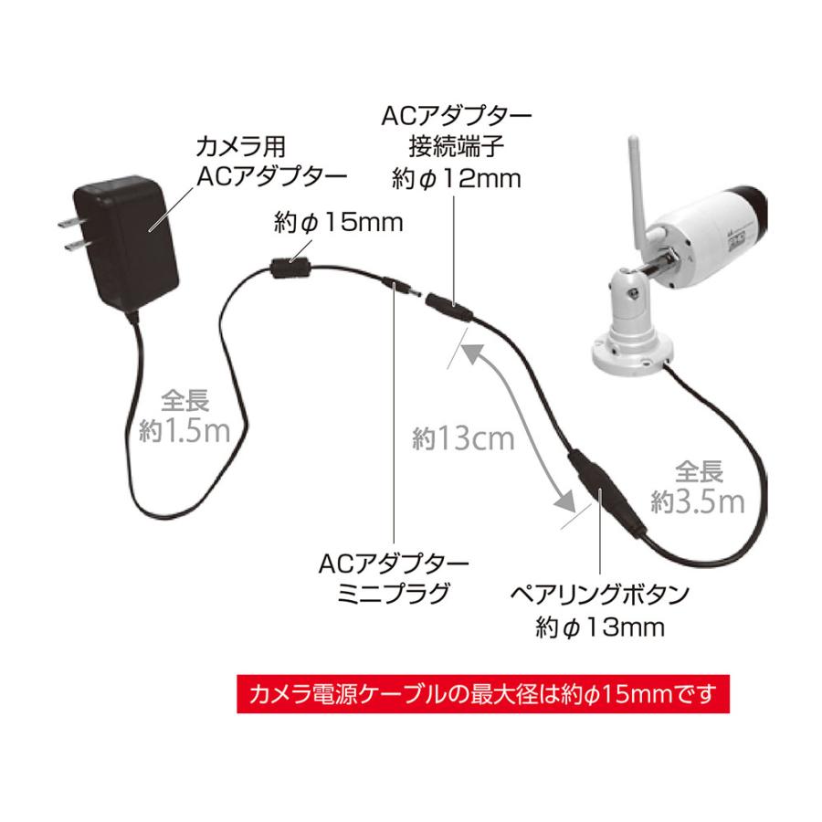 日本アンテナ セキュリティカメラセット NASC05RM ドコでもeyeSecurity 防犯・防災:防犯カメラ｜ing-kikaku｜05