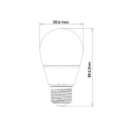 パナソニック LED電球 一般電球形 40W形相当 電球色 口金E26 全方向タイプ LDA5L-G/Z40E/S/W/2｜ing-kikaku｜03