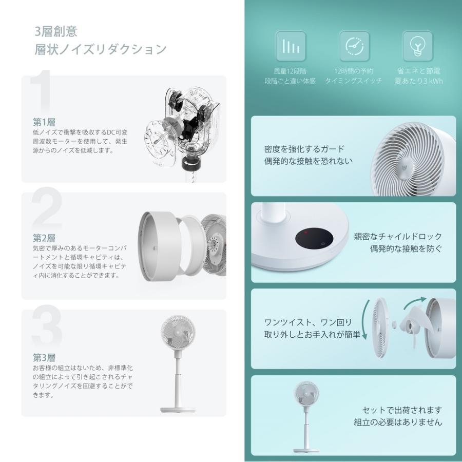 OH-TEC VCF-30PRO DCスマートサーキュレーター扇風機 音声操作 スマホ