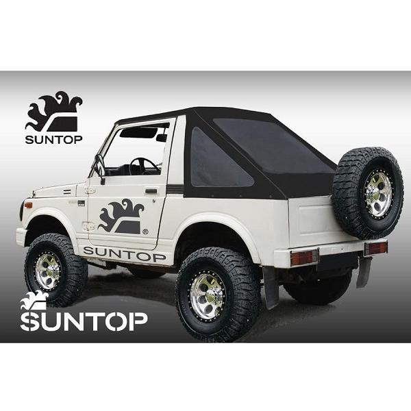 Suntop ジムニー幌 ファストバック型 ブラック ホワイト ソフトトップ Sj30 Sj40 Ja51 Ja71 Ja11 Ja12 日本新発売 イングトップ 通販 Yahoo ショッピング