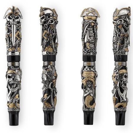 ぶるる様用　モンテグラッパ　スターリングシルバー　万年筆　M 中古)Montegrappa モンテグラッパ 万年筆 L.E. 2000 Human