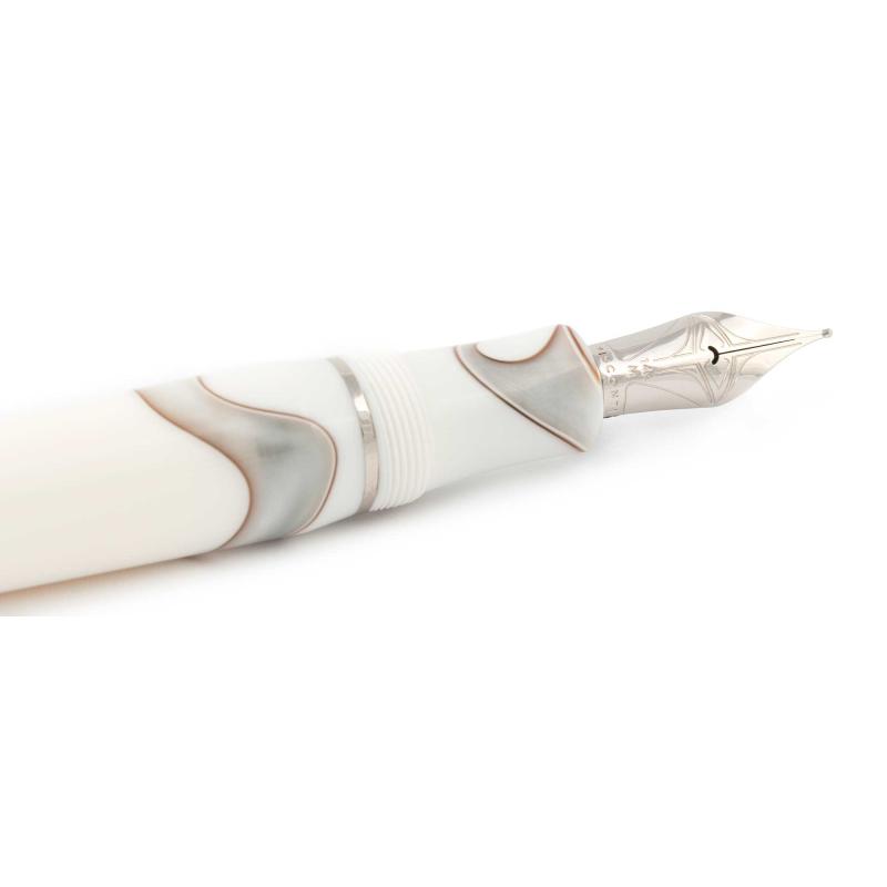 お買い得！ ビスコンティ 万年筆 特別限定品 ウッドストック・フェスティバル ホワイト ダヴ（商品情報を必ずお読みください。） 【1629739543】(57695円)