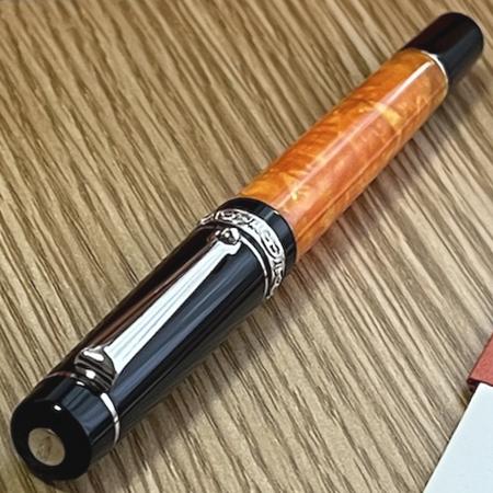 デルタ 万年筆 ドルチェビータ オリジナル スリム DV Slim シルバー