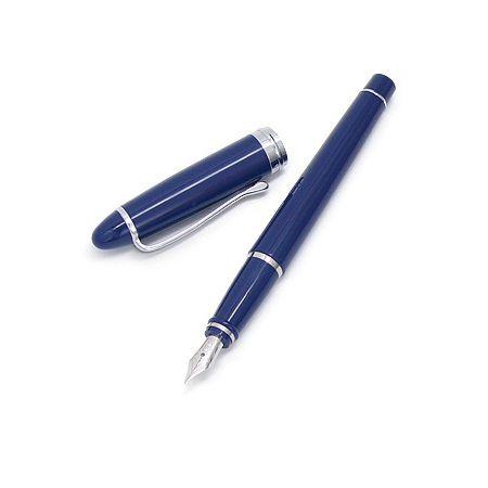 アウロラ 万年筆 イプシロン　De Luxe B12/CB　ブルー/クローム（商品情報を必ずお読みください。）