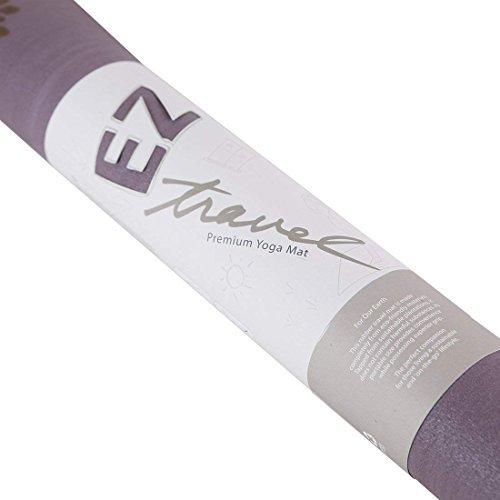 【ほぼ未使用】 easyoga(イージーヨガ) ヨガマット プレミアムラバー ハンディ ~EZ Travel~ YME-304-P2 アッシュパープル 【2055346768】(10549円)